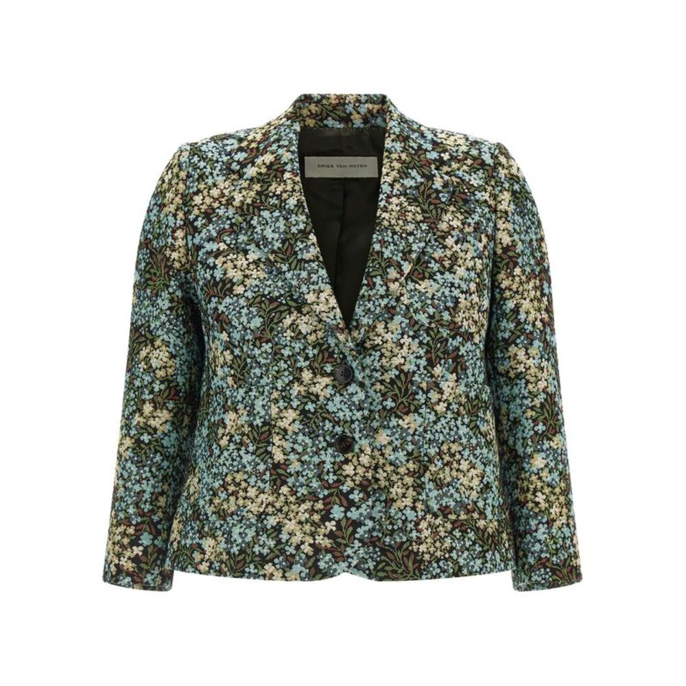 Dries Van Noten Women 'Bamis' Floral Jacquard Blazer